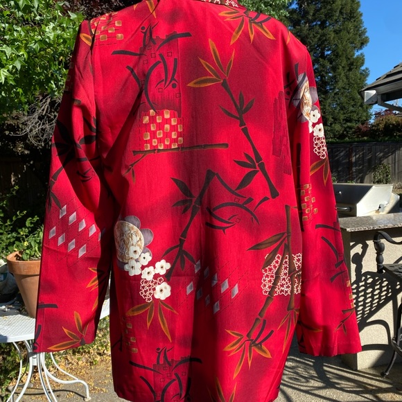 Asian Themed Long Jacket - Picture 9 of 12